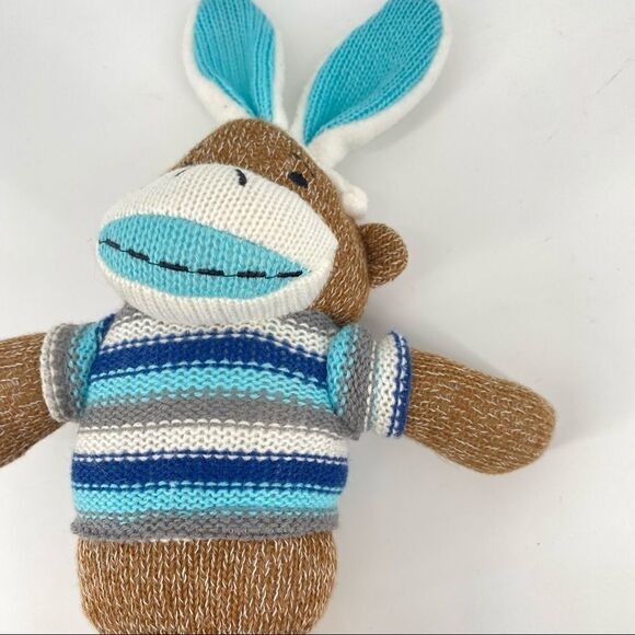 Dan Dee Collector’s Choice Easter Bunny Ears Sock Monkey 12” - Picture 6 of 12